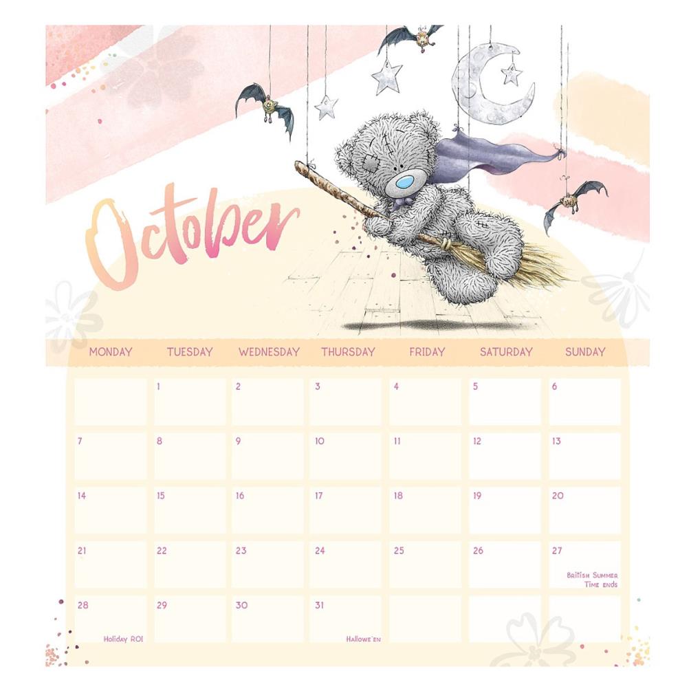 2024 Me to You Bear Spiral Bound Classic Desk Calendar Extra Image 1